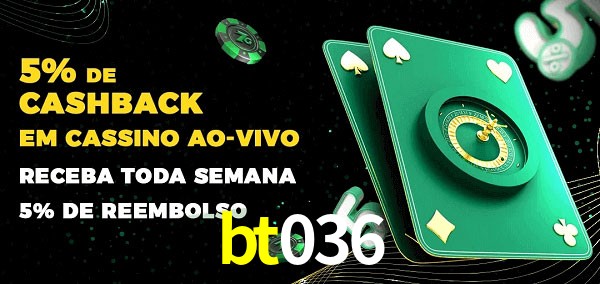 Promoções do cassino ao Vivo bt036